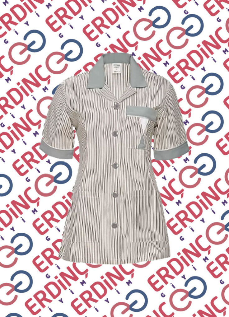 Ceket Bayan Gri Çizgili