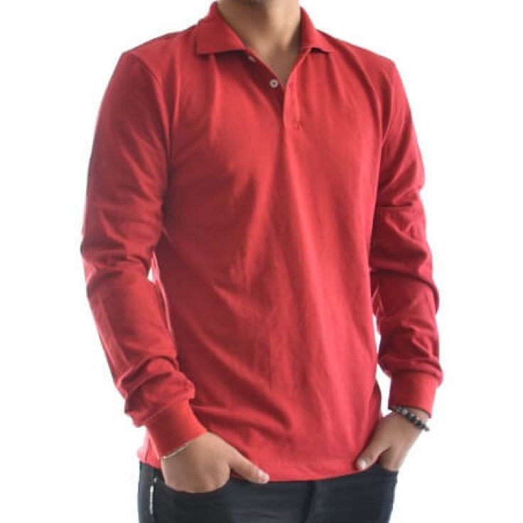 Polo Yaka Sweat %100 Pamuk 2 İplik