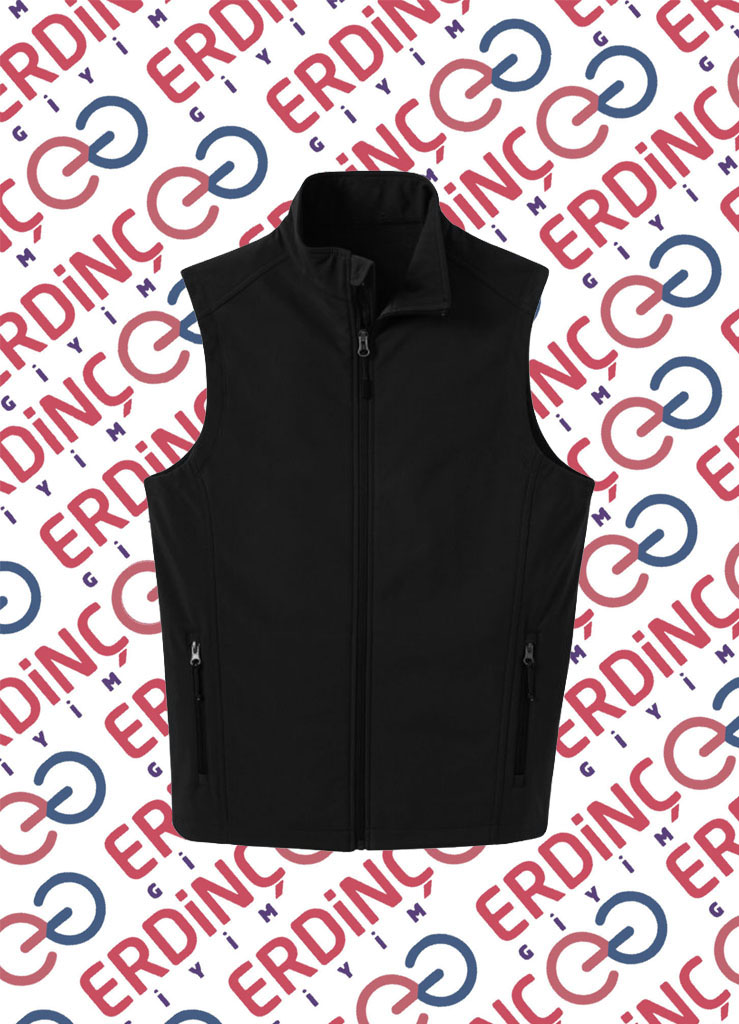 Hafif yapısı ve esnek kumaşıyla rahat hareket imkânı sunan softshell yelek.