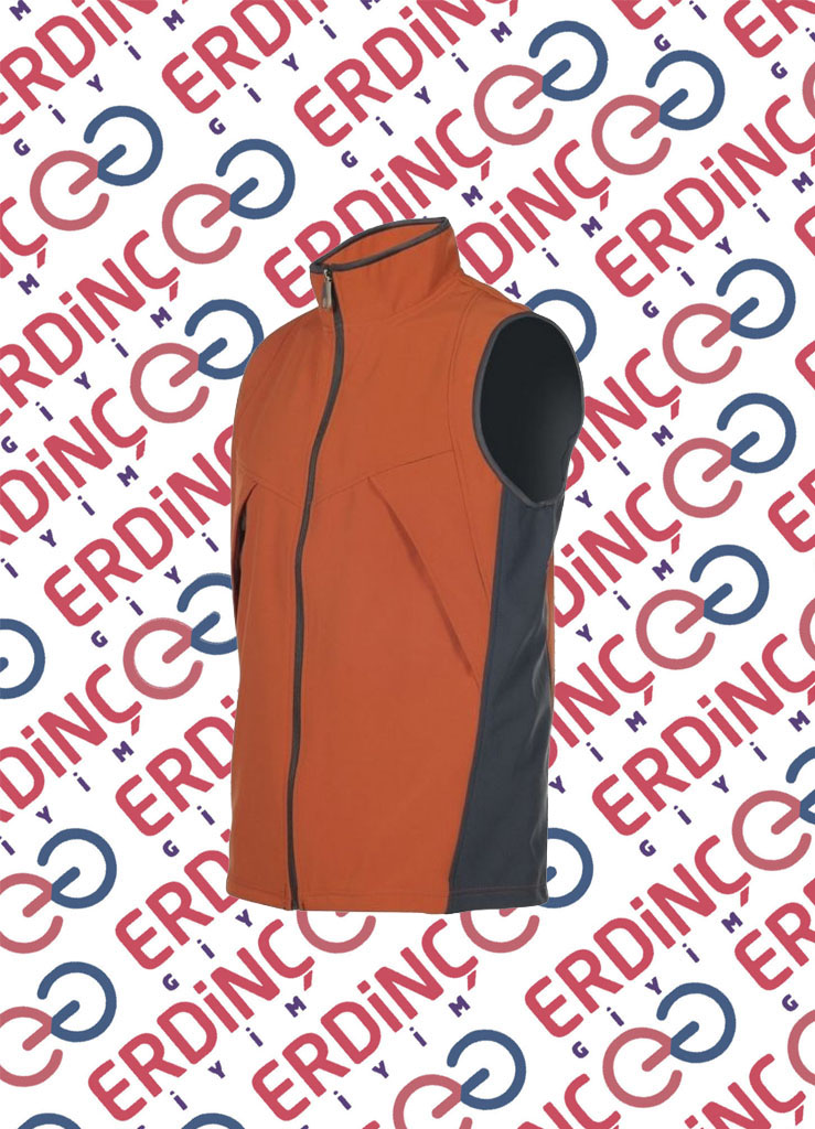 Isı yalıtımlı softshell iş yeleği, soğuk havalarda çalışanlar için tasarlanmıştır.