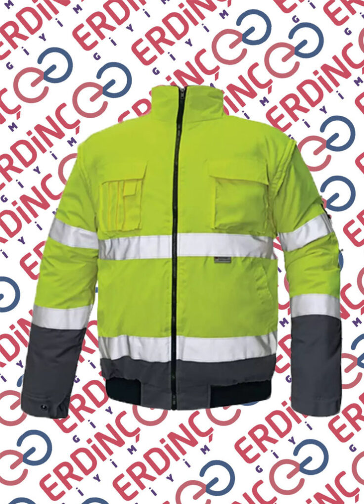 Çift Renk Mont (Neon Sarı/Lacivert)