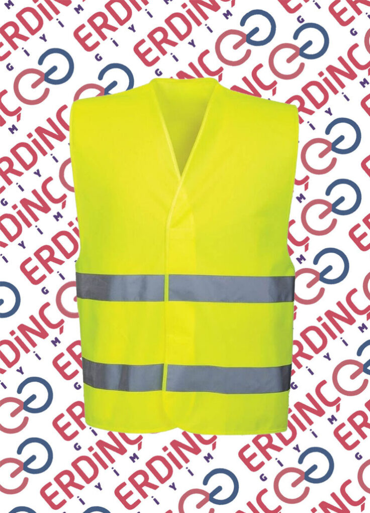 Yelek İkaz Sarı Reflektörlü