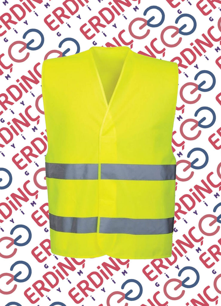 Sarı Renk Promosyon İkaz Yelek Toptan
