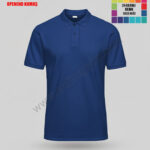 Baskılı Mavi - Lacivert Tişört Toptan