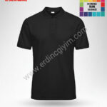 Siyah polo yaka tişörtü, şık ve rahat tasarımıyla yetişkinler için ideal. Yüksek kaliteli kumaş ve toptan satış seçeneğiyle.