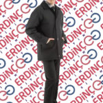 Toptan siyah güvenlik iş kıyafeti ve montu