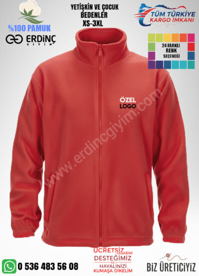 Toptan Polar Mont Kırmızı Renk